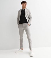 New Look Pale Grey Skinny Suit Trousers